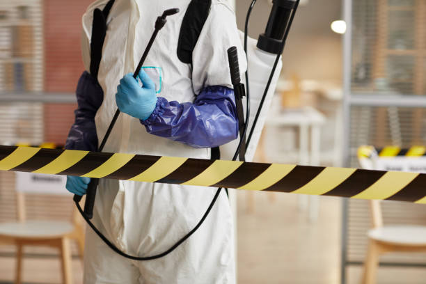Professional Trauma Scene Cleanup technician working in Portland, IN